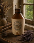 Kamionkowy dzban „Franklin's Celebrated Home Brewed Ginger Beer” – Bristol, Anglia | Oryginalny Vintage Cotswolds