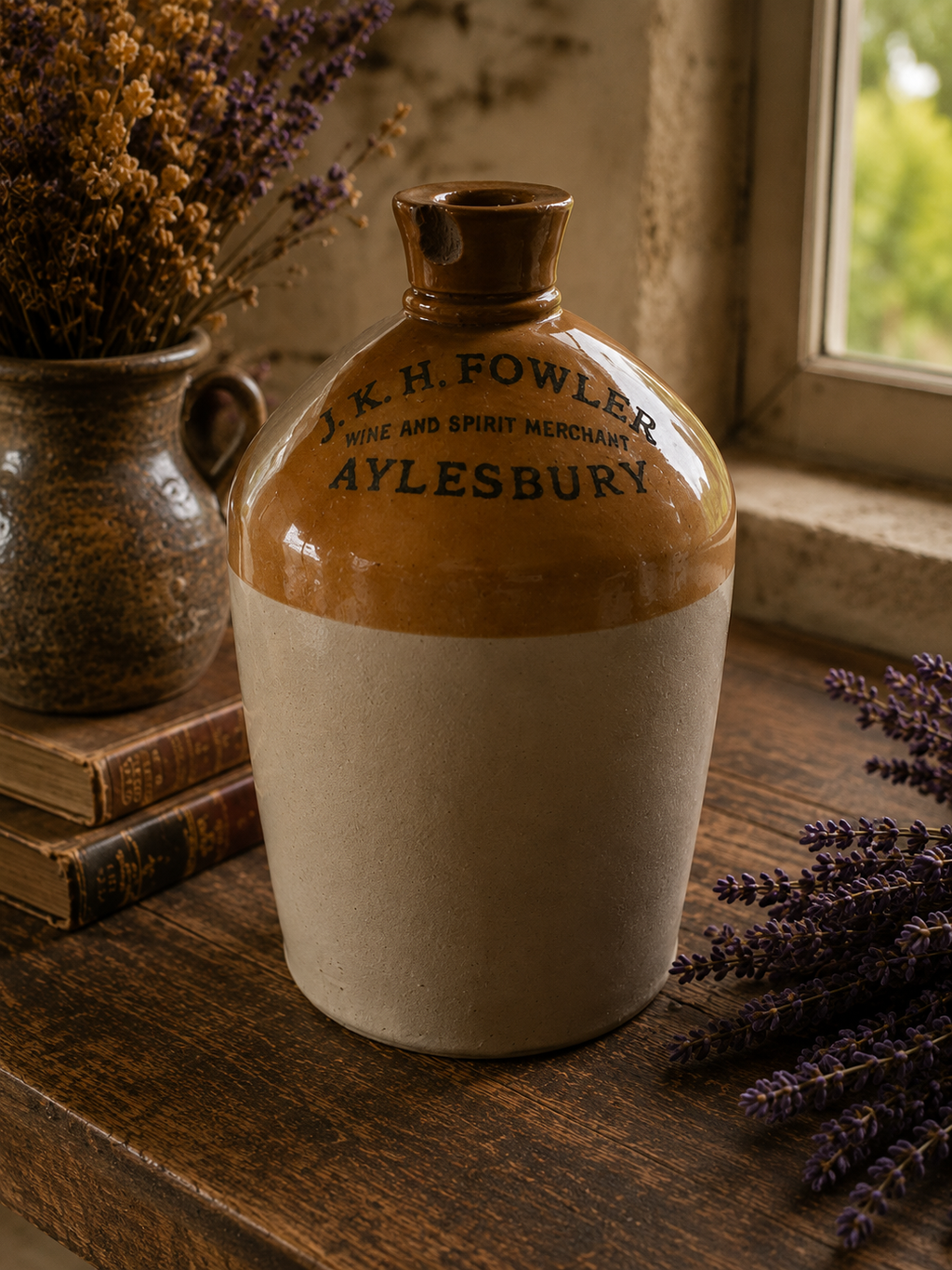 Kamionkowa Butla „J. K. H. Fowler” – Aylesbury, Anglia | Oryginalny Vintage Cotswolds