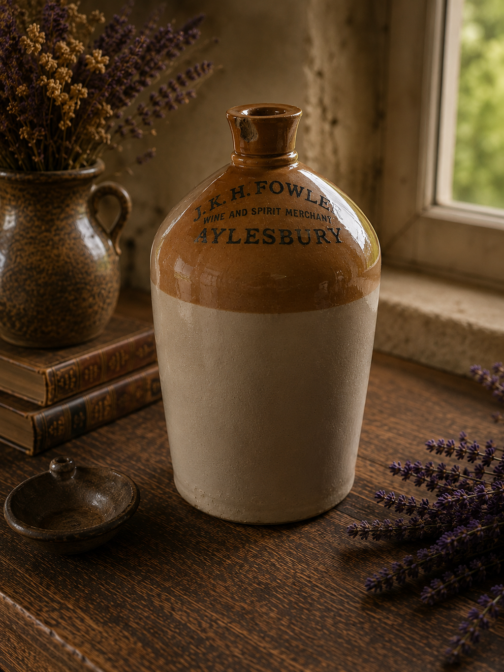 Kamionkowa Butla „J. K. H. Fowler” – Aylesbury, Anglia | Oryginalny Vintage Cotswolds